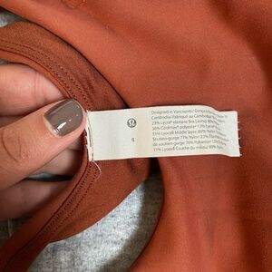 lululemon athletica Rust Tank Top